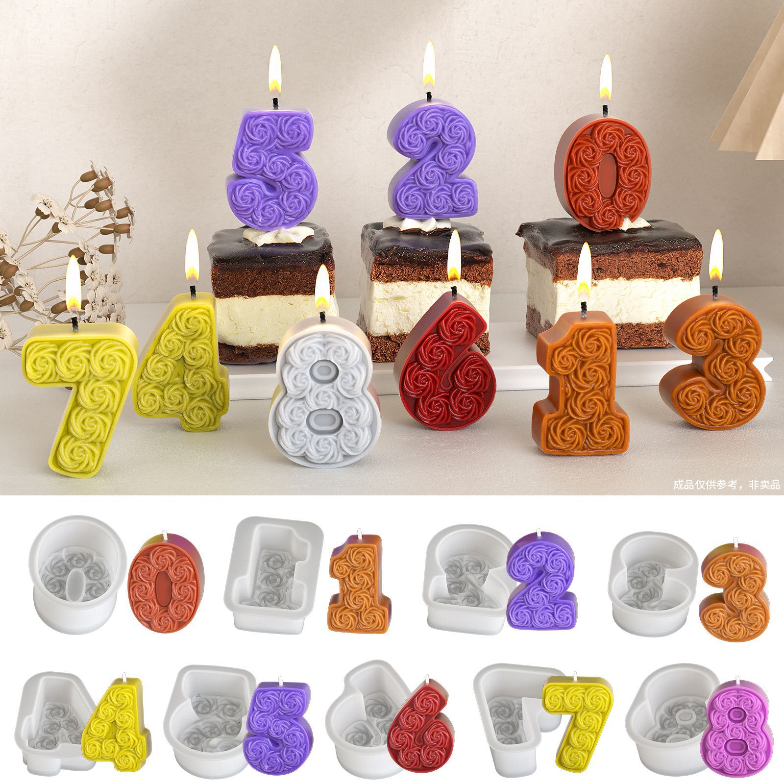 Moldes Para Fundición De Joyería Con Números Y S, Moldes De Resina De