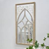 Vente en gros de miroirs muraux en bois rectangulaires de style rustique vintage pour la décoration de la maison en Europe, épaisseur 5,0 mm, ART NEST