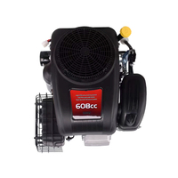 Moteur à essence Loncin LC1P96F 4 temps monocylindre à arbre vertical 608cc 11,5 kW pour machines