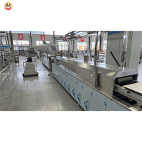 Chaîne de production semi-automatique de machines à nouilles instantanées fraîches/frites en acier inoxydable pour entreprises – Offre Spéciale