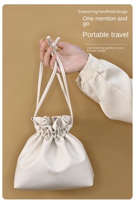 Borsa da viaggio con Logo personalizzato per donna portatile con coulisse rosa <span class=keywords><strong>piccola</strong></span> custodia impermeabile per trucco cosmetico in pelle sintetica - Product Image 5