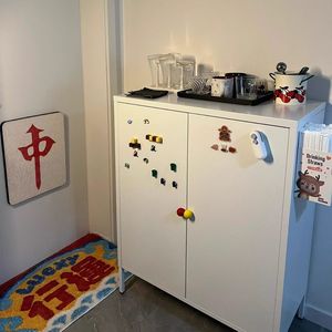 ארון מגנטי עשה זאת בעצמך לבר ביתי, ארון פלדה חוסך מקום עם דלת כפולה לאחסון, למשרד ולאזור הבר, עמיד וחזק. - Product Image 1