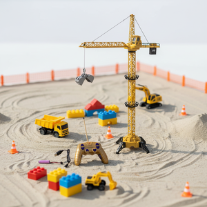 USB charge drôle garçons cadeau huile construction <span class=keywords><strong>grue</strong></span> construire outil jouet 4ch télécommande derrick modèle - Product Image 4