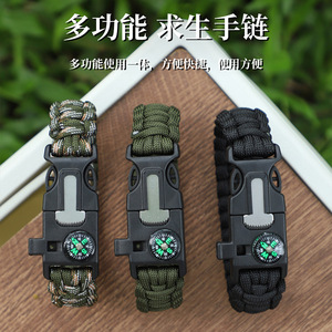 สร้อยข้อมือถักพาราคอร์ดพร้อมเข็มทิศ 260 มม. x 32 มม. อุปกรณ์ฉุกเฉินสำหรับตั้งแคมป์กลางแจ้ง - Product Image 2
