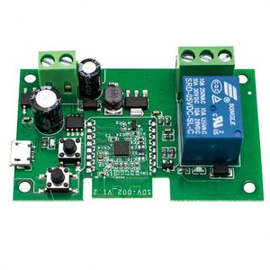 Module de relais <span class=keywords><strong>WiFi</strong></span> SMG DC 7-32V 1CH +433RF, application Ewelink, interrupteur intelligent sans fil pour la maison, télécommande RF <span class=keywords><strong>Alexa</strong></span> 10A Max, autobloquant - Product Image 1
