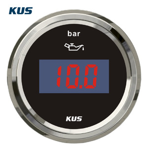Manômetro <span class=keywords><strong>Digital</strong></span> de Pressão de Óleo KUS Sea Q Series <span class=keywords><strong>52mm</strong></span> para Geradores - Product Image 2