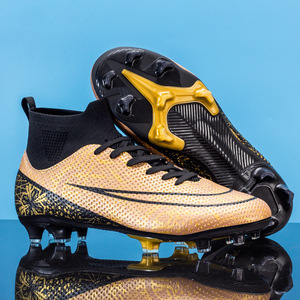 Zapatos de Fútbol para Hombre, Parte Superior de Malla Sintética, Suela de Goma, Entresuela de EVA, para Césped Artificial, Entrenamiento, Deporte de Verano - Product Image 4