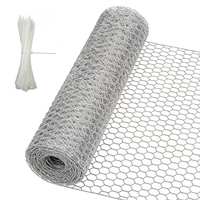 Grillage hexagonal galvanisé pour volailles, idéal pour clôtures de jardin, poulaillers, lapins et chiens