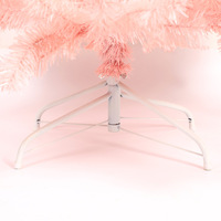 Arbre de Noël artificiel rose en PVC sur pied, origine Chine, pour intérieur, accessoires de scène, décoration de fêtes, dressing, fête de filles