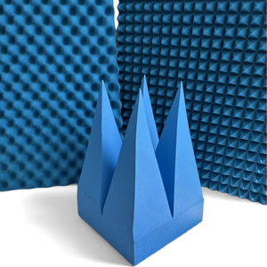 Material Absorbente de Microondas/Radar de 100Mhz-18Ghz, Espuma de Poliuretano en Forma de Pirámide, Espesor de 30-1000mm, Cámara de Antena para Pruebas EMC - Product Image 5