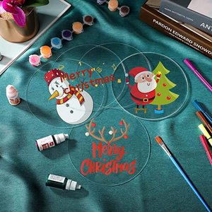 Hộp Lưu Niệm Bằng Nhựa Trong Suốt Khoảng Trống Hình Tròn Bằng Nhựa <span class=keywords><strong>Acrylic</strong></span> Đĩa Tròn Bằng <span class=keywords><strong>Acrylic</strong></span> - Product Image 4