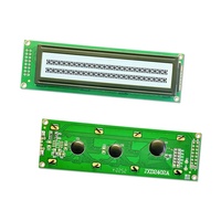 SCCdisplay Layar LCD Karakter Rusia COB 2402 JXD2402A FSTN Putih Positif ST7066/AIP31066 Modul LED Matriks Titik 24*2