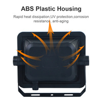 Projecteur solaire KCD 12V DC IP66 super lumineux 2400lm 100W 200W 300W 500W 600W LED rechargeable pour extérieur