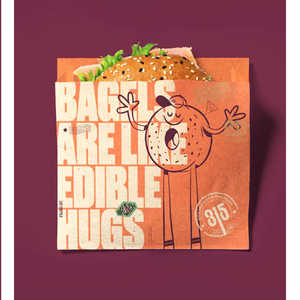 Sacs d'emballage jetables à biscuits en papier kraft à fond pointu en V pour boulangerie, sandwich, <span class=keywords><strong>biscuit</strong></span>, pâtisserie, collation - Product Image 5