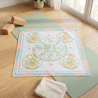 Nappe de Mahjong Leti Silencieuse en Microfibre Écologique – Couleurs au Choix – Tapis de Jeu de Poker Domestique – Jeu de Société Familial – Table Imperméable
