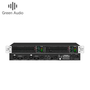 GAX-EQ215S Nieuwste Actieve Gebalanceerde Dual 15 Band Grafische Equalizer Power Equalizer Digitale Audio Geluidsprocessor