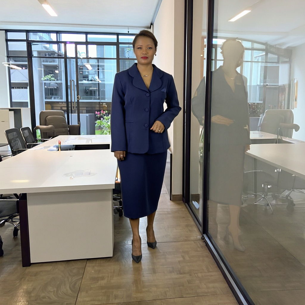 African Ladies Plus Size Women's Office Formal Two-Piece Jacket Dress  Embroidery Button Closure Slim Solid Pattern| Alibaba.com