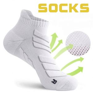 Chaussettes de course respirantes anti-ampoules avec coussinets pour les chevilles, chaussettes de sport pour hommes - Product Image 5