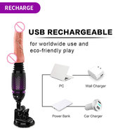 Vibrateur télescopique chauffant pas cher pour femmes, machine vibrante géante pour jouets sexuels