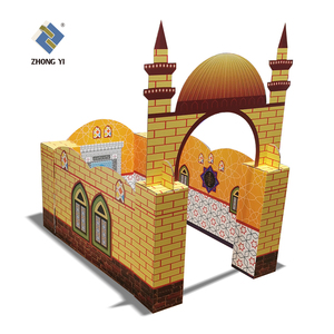 Vendita calda fai da te in cartone <span class=keywords><strong>Masjid</strong></span> carta Kraft da colorare e disegnare giocare con Logo personalizzato stampa Offset per la promozione - Product Image 2