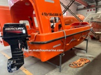 Vollständig geschlossenes Tanker-Rettungsboot aus Fiberglas für Katastrophen und Marine-Einsätze zum Verkauf