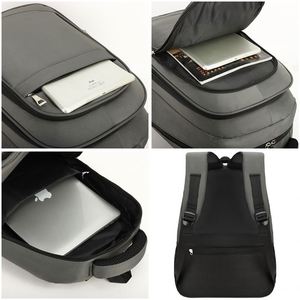 Mochila para portátil resistente al agua con logotipo Oxford grande y ligera, multifuncional para viajes, escuela, cierre de cremallera, poliéster personalizado - Product Image 3