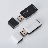 Lecteur de cartes mémoire flash USB 2.0 Micro TF SD MS MMC Cantell tout-en-un, externe et portable pour ordinateur portable