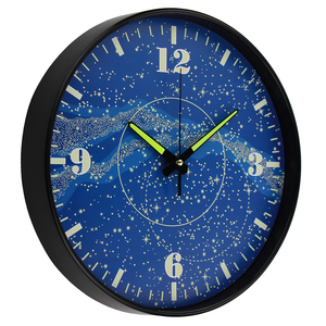 Horloge numérique lumineuse de nuit <span class=keywords><strong>2023</strong></span>, ciel étoilé, 12 pouces, salon, Quartz, silencieux, en plastique, art décoratif pour la maison, horloges murales modernes - Product Image 3