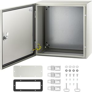 Boîtier Électrique en Acier 16 x 8 Pouces IP66 Étanche pour Extérieur et Intérieur, pour Instruments Électroniques D0100HAMHQY NEMA 4X - Product Image 1