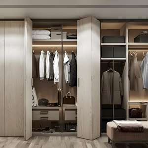 Armoires de chambre à coucher en bois massif de haute qualité, armoires de conception moderne haut de gamme - Product Image 6