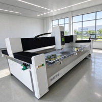 Machine de découpe, de meulage et de polissage de verre CNC ATC pour bords de pierre, broche 11KW, 0-12000 tr/min, 1300x2500mm