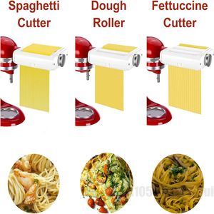 3-trong-1 KitchenAid Ka Aid Máy ép mì ống kim loại Spaghetti fettuccine Máy Làm Mì dụng cụ nhà bếp tươi - Product Image 3