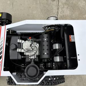 Nouvelle tondeuse à gazon robotisée à moteur diesel pour usage domestique, avec largeur de coupe réglable ; tondeuse à gazon sur chenilles télécommandée. - Product Image 4