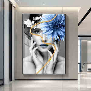 Bức tranh trang trí hiện đại, dẫn nghệ thuật treo bức tranh, bức tranh sàn phòng khách cao cấp, sofa nền bức tranh tường - Product Image 6