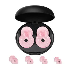 Customizable Logo Silicone Rubber Earplugs Noise Reduction Sleeping Hearing Protection for sleep Airplane Travel ear plugs