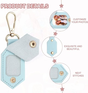 Porte-clés photo personnalisé en cuir PU Porte-clés commémoratif en PVC Souvenir pour cadeau d'anniversaire pour <span class=keywords><strong>les</strong></span> <span class=keywords><strong>amis</strong></span> et <span class=keywords><strong>les</strong></span> amoureux de la famille - Product Image 3