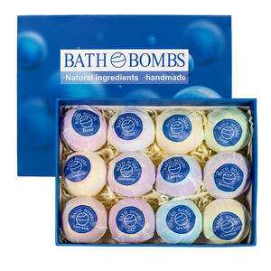 Bombes de bain de marque privée Bombes de spa pétillantes pour la relaxation Hydratantes Vegan Bombes de bain au sel coloré sans cruauté - Product Image 1