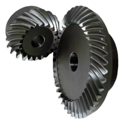 Engrenages coniques en spirale en acier au carbone, haute précision, ISO9001:2015