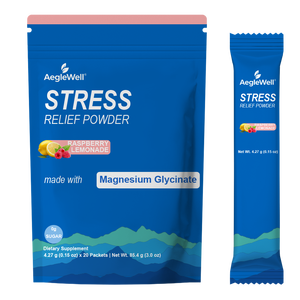 AegleWell <span class=keywords><strong>Polvo</strong></span> <span class=keywords><strong>para</strong></span> Aliviar el Estrés con Glicinato de <span class=keywords><strong>Magnesio</strong></span>, Sabor a Limonada de Frambuesa, 0g de Azúcar, <span class=keywords><strong>para</strong></span> Calma y Relajación - Product Image 1