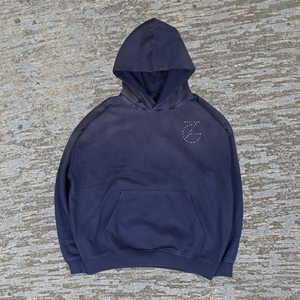 Veste polaire unisexe surdimensionnée doublée, épaisse, vintage, avec fermeture éclair sur le devant, en tissu tricoté en coton/polyester, avec logo personnalisé - Product Image 3