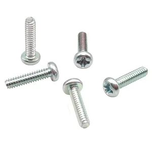 Wholesale of durable cross pan head screws for fully threaded automotive fasteners