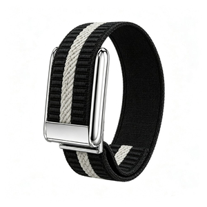 Bracelet de remplacement sport en nylon tressé à rayures horizontales pour Whoop 5.0 / Whoop MG - Product Image 4