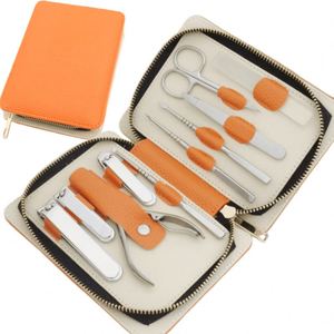 Kit Completo de Manicura y Pedicura de Lujo, Herramienta de Acero Inoxidable para el Cuidado de las Uñas, Cortaúñas, Set de Aseo para Uñas Acrílicas de Salón - Product Image 1