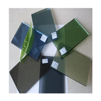Verre trempé de sécurité teinté bleu vert gris bronze coloré personnalisé 4mm 5mm 6mm 8mm 10mm verre trempé pour escalier industriel