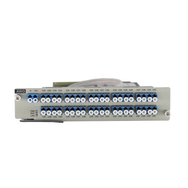 AAWG MUX DEMUX Single Fiber 40ch DWDM C21-C60 Passive Multiplexer