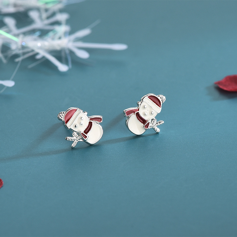 earrings christmas stainless steel