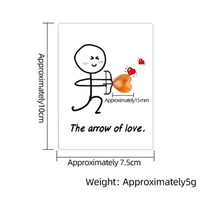 Cristallo Naturale di Agata 2026 dalla Serie di Carte '<span class=keywords><strong>Freccia</strong></span> dell'Amore', Tecnica di Incisione a Mano, Carta a <span class=keywords><strong>Cuore</strong></span> 15mm - Product Image 5