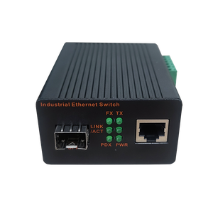 Factory Hot Selling Industrial <b>Ethernet</b> Media Converter Gigabit Single Mode SC RJ45 20KM Industrial SFP Media Converter Switch - Product Image 1