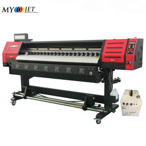 L1800 6 Feet Roll To Roll 1.8M Printer Inkjet untuk Vinyl dan Banner dengan Epson Printhead