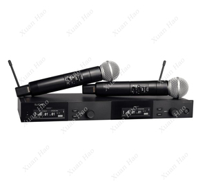 SLXD4 gerçek çeşitlilik Ddual kanal Uhf akülü Microfono U/QLXD B58 KSM9 kablosuz mikrofon sistemi SLXD4D - Product Image 3